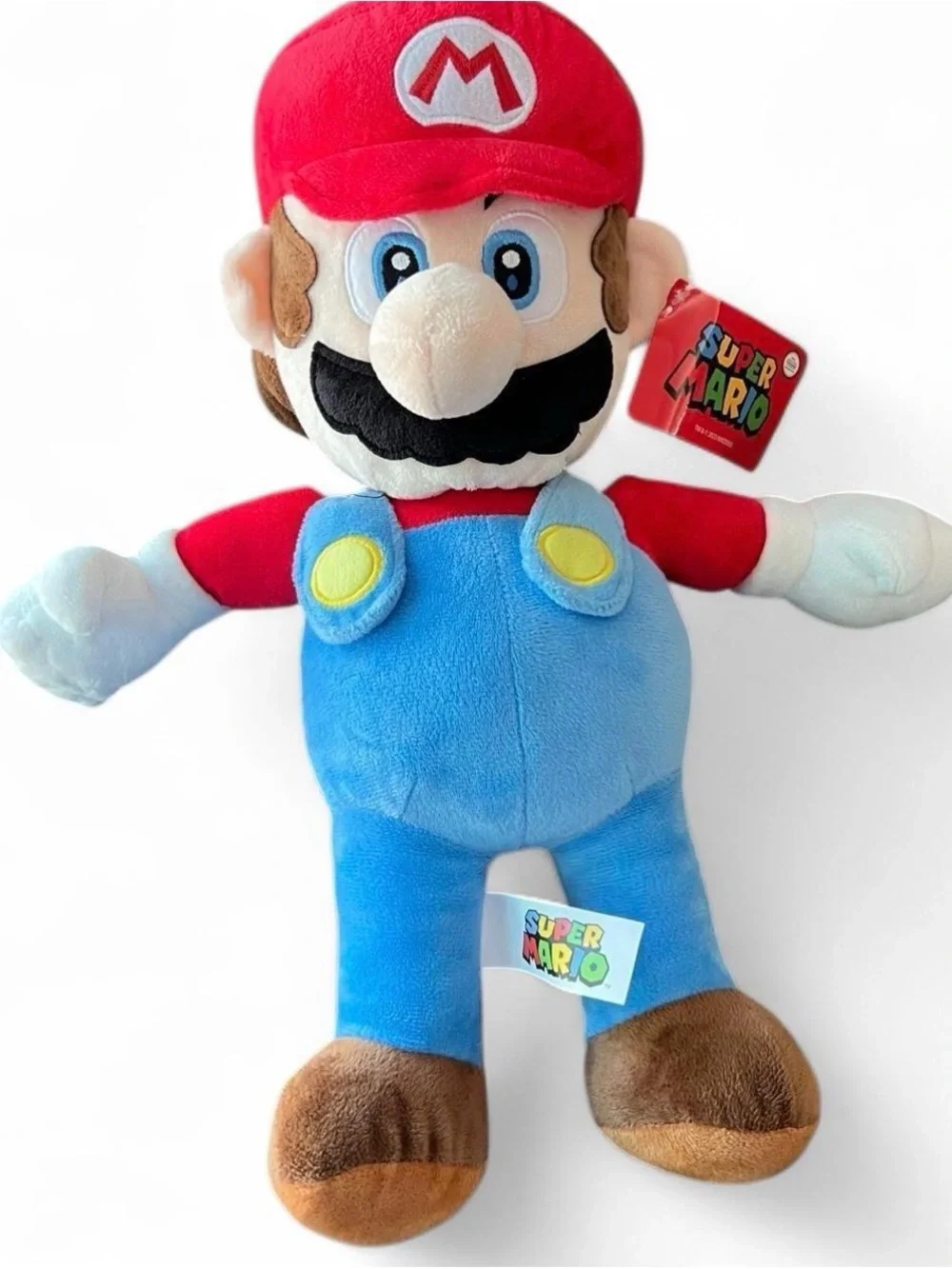 Nintendo Super Mario & Princess Peach Plush Duo - Red, Blue, Pink, Yellow - Picture 2 of 5